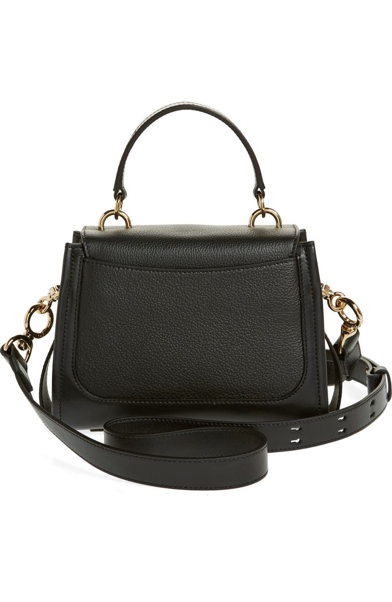 Chloé Mini Tess Leather & Suede Top Handle Bag, Alternate, color,