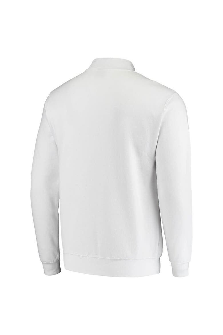 Men's Colosseum White Missouri Tigers Tortugas Logo Quarter-Zip Jacket, Alternate, color, White