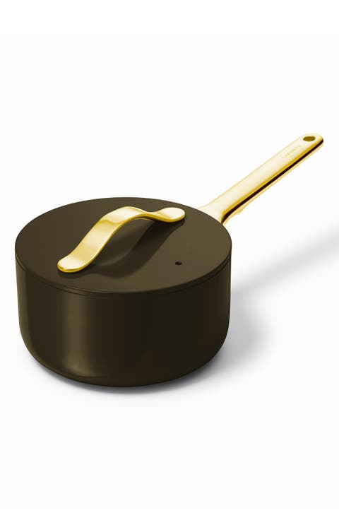 Nonstick Ceramic 1.75-Quart Sauce Pan with Lid
