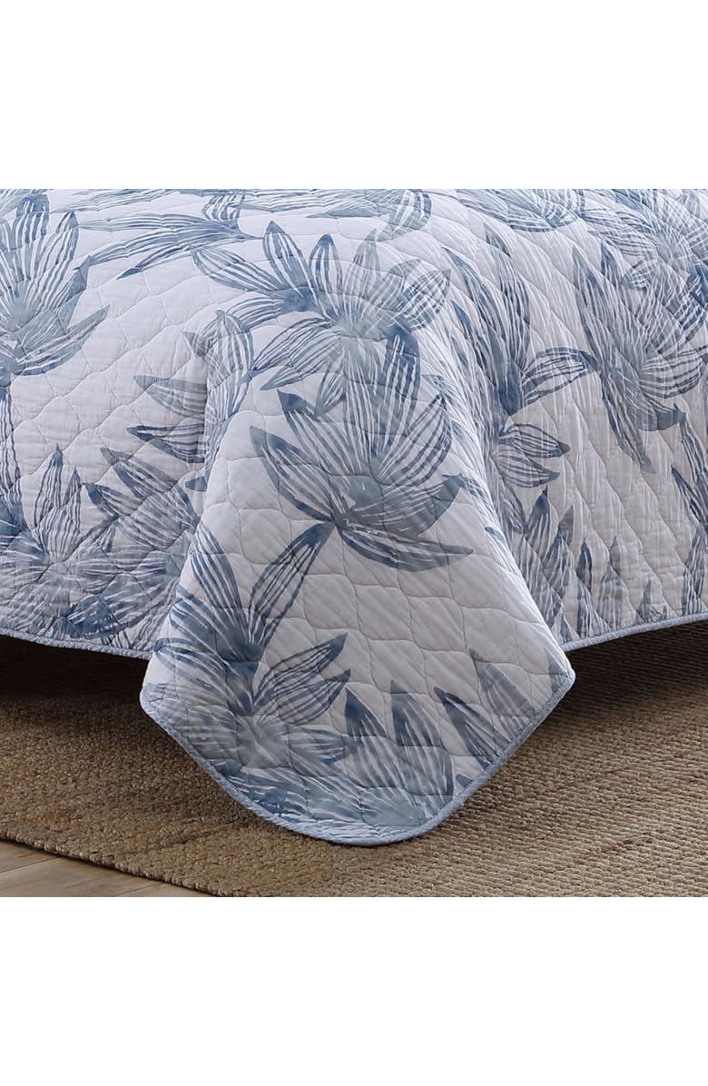 Tommy Bahama Kayo Open Medium Weight Reversible Quilt Set, Alternate, color, Blue Canal