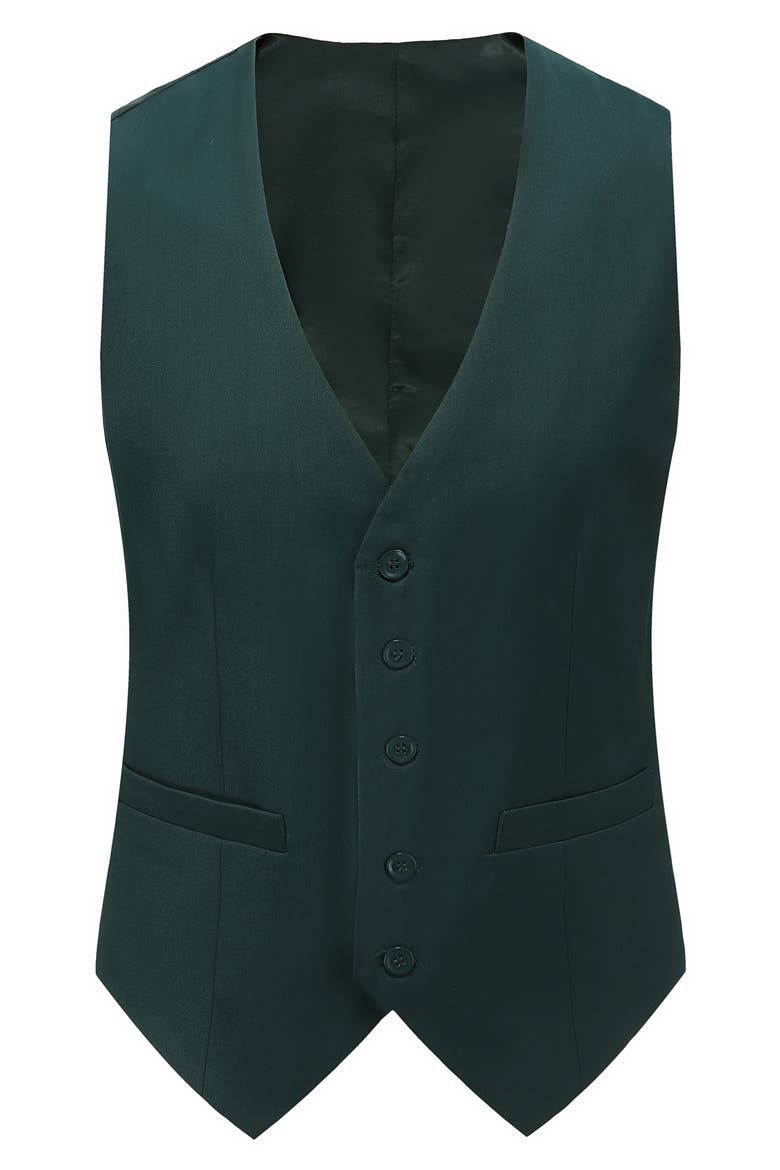 Premium Slim Fit 3-Piece Suit, Alternate, color, HUNTER GREEN