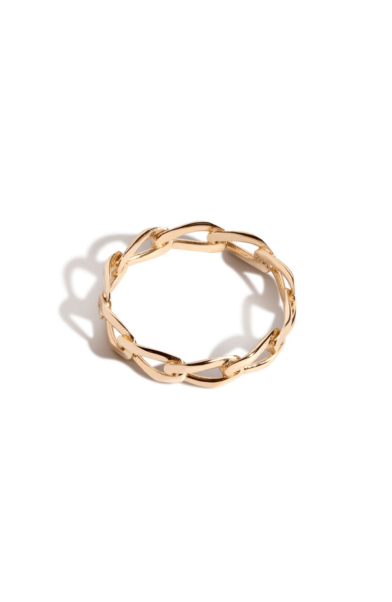 Aurate New York Open Link Ring, Alternate, color, Yellow