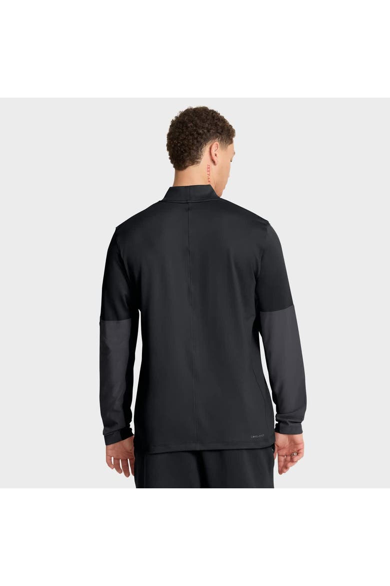 Men's Nike Black Georgia Bulldogs One Goal Performance Half-Zip Pullover, Alternate, color, Black