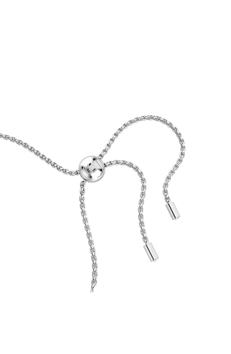 Swarovski Matrix Crystal Slider Bracelet, Alternate, color, White