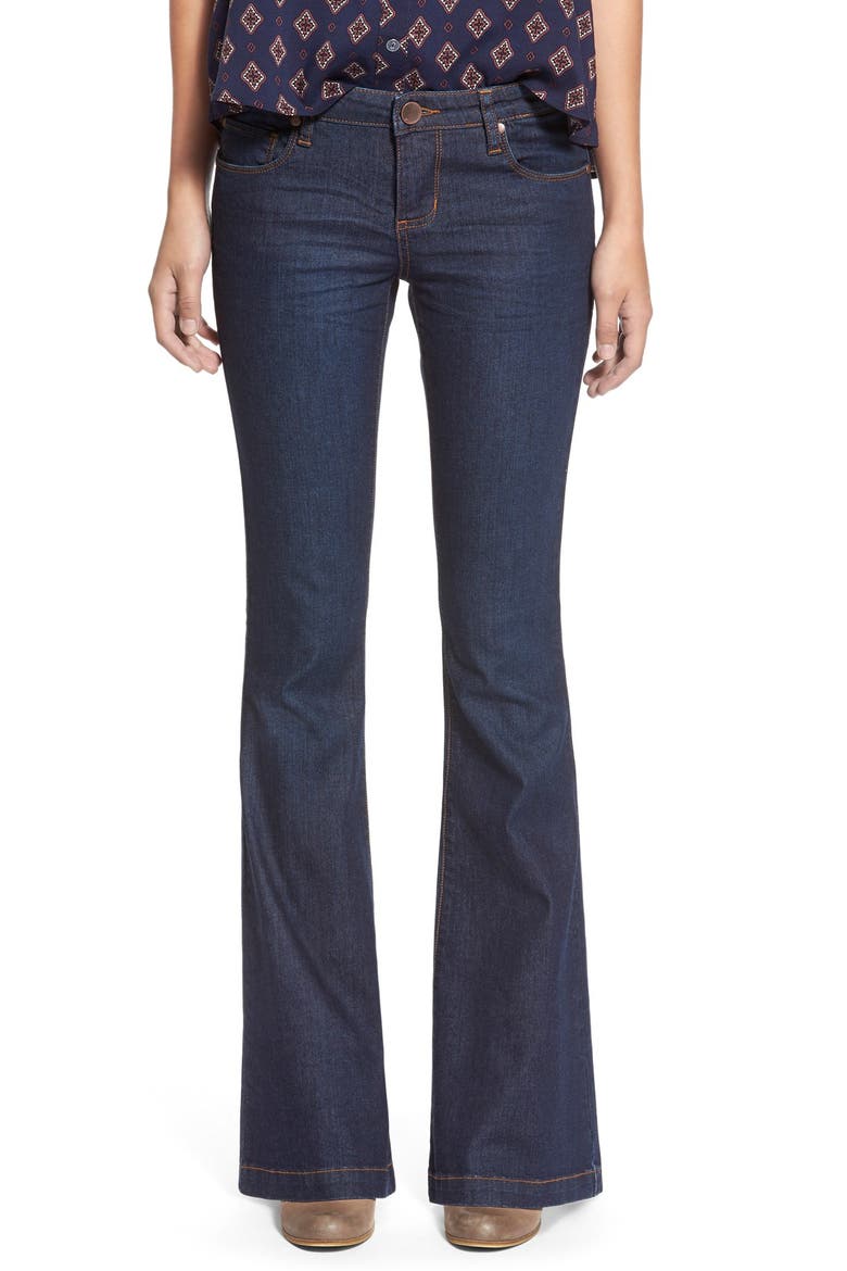 STS Blue 'Nikki' Flare Leg Skinny Jeans, Main, color, NAPA W/ DARK BASE