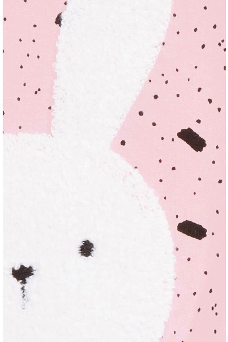 Bunny Appliqué Sweatshirt & Leggings Set, Alternate, color, BLACK