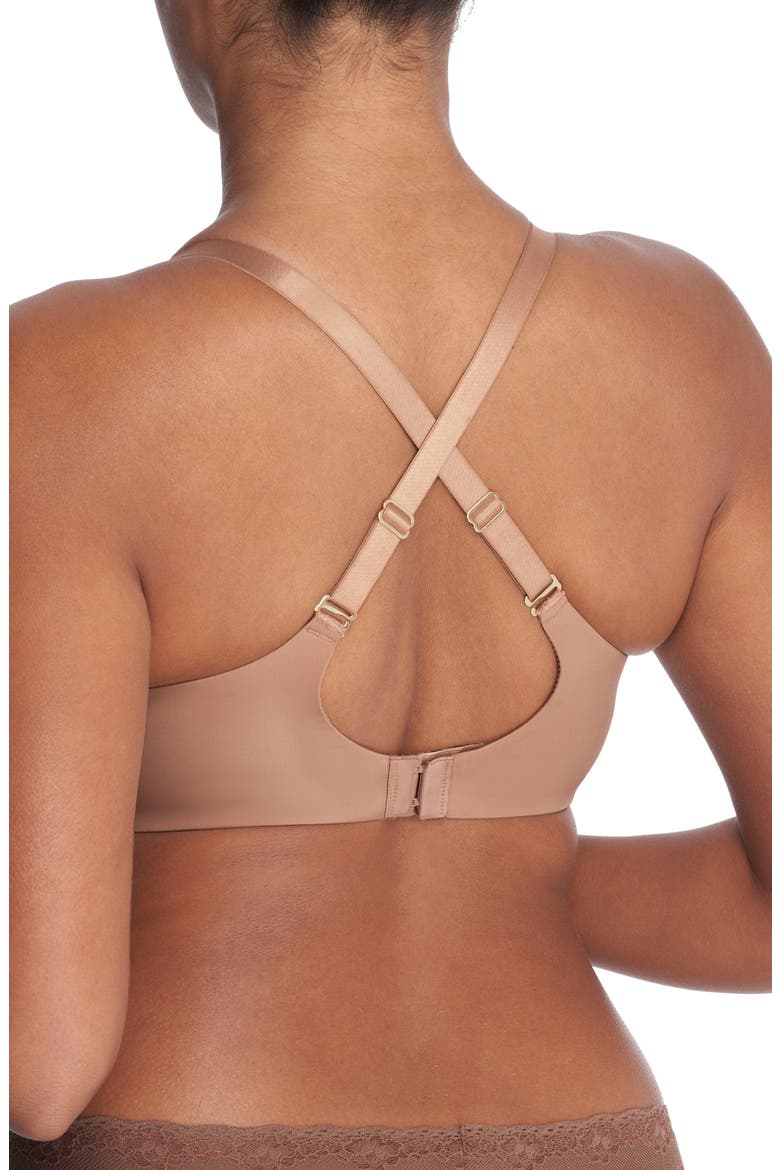 Comfort Evolution Full Fit Memory Foam Convertible Bra, Alternate, color, BUFF