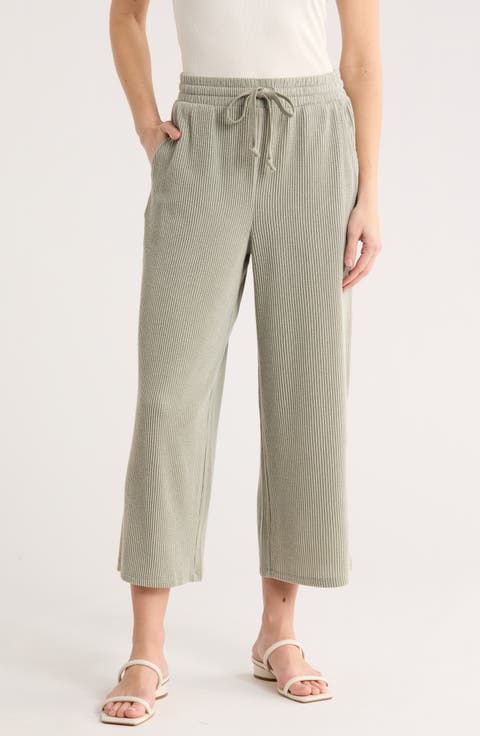 Ember Ribbed Wide Leg Pants