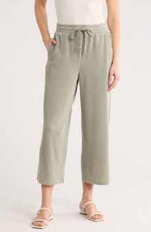 Bobeau Ember Ribbed Wide Leg Pants