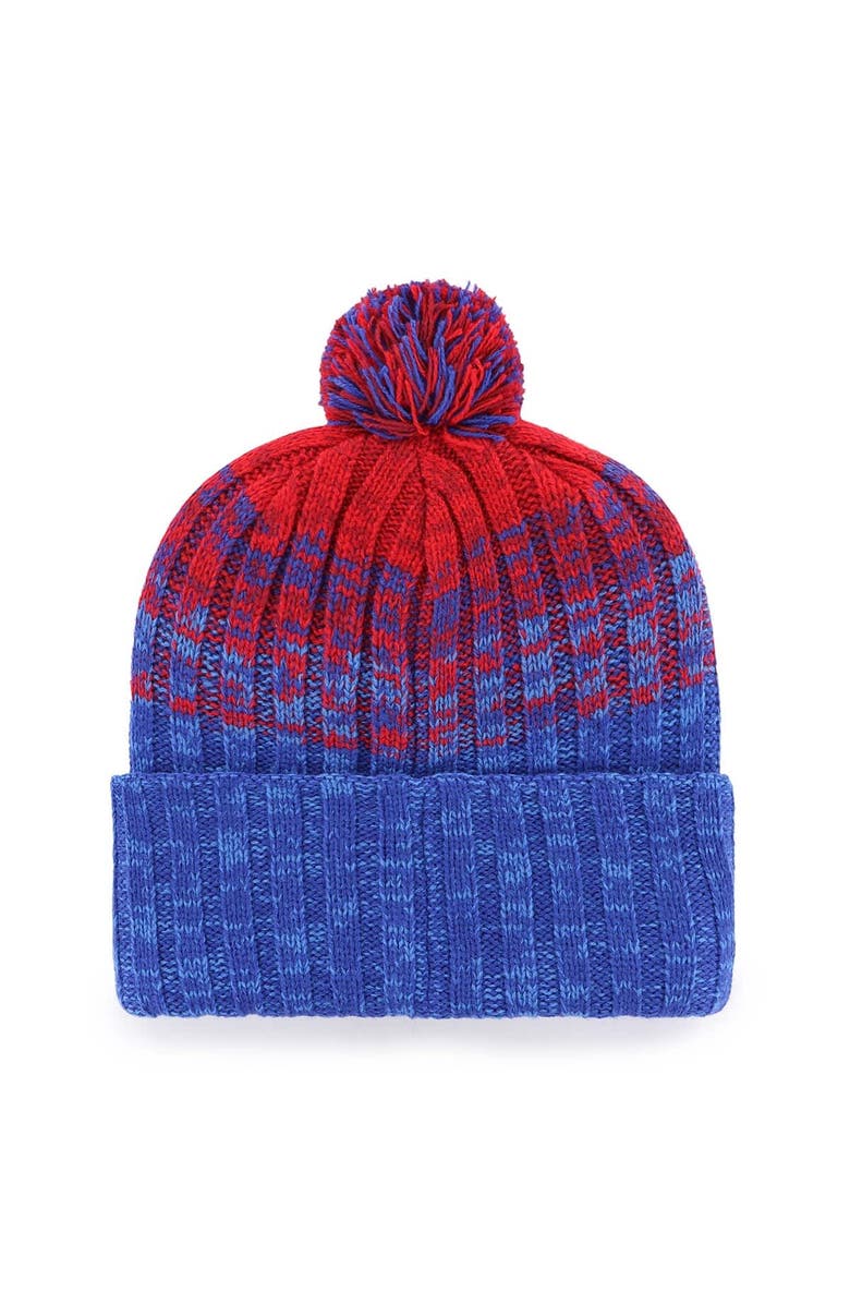 '47 Men's '47  Royal Chicago Cubs Cascade Cuffed Knit Hat with Pom, Alternate, color, Royal