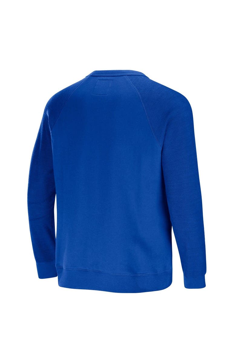 NFL X DARIUS RUCKER Men's NFL x Darius Rucker Collection by Fanatics  Royal Los Angeles Rams Distressed Lightweight Pullover Sweatshirt, Alternate, color, 