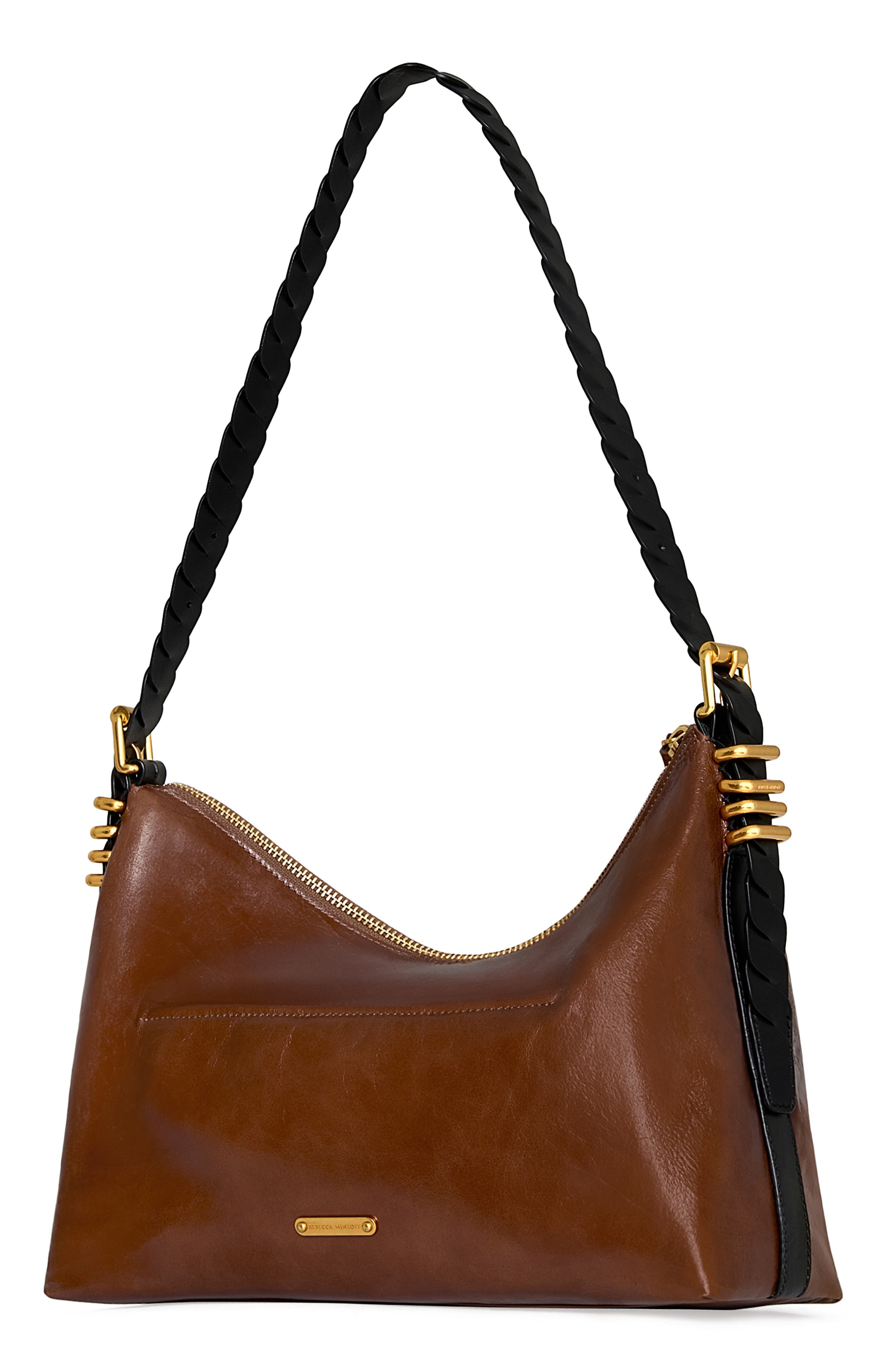 Rebecca Minkoff Buckle Up Twist Strap Shoulder Bag, Alternate, color, 