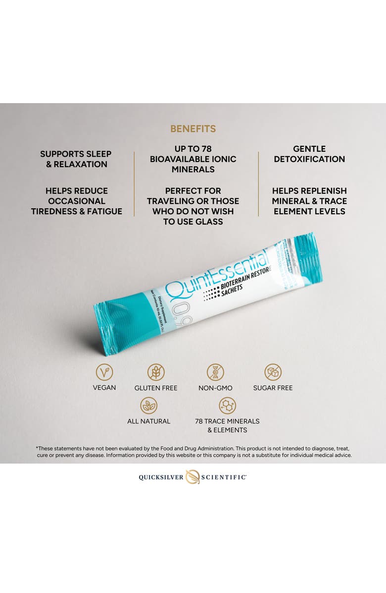 Quicksilver Scientific Quintessential Isotonic Sea Water Liquid Supplement, Alternate, color, 