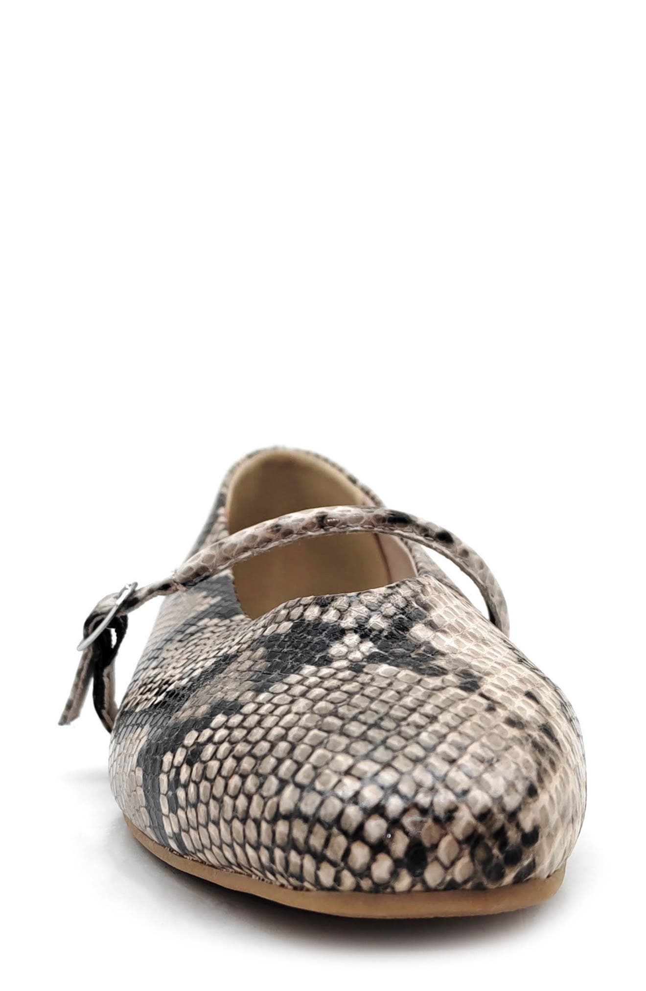 Magnolia Mary Jane Flat, Alternate, color, TAUPE SNAKE