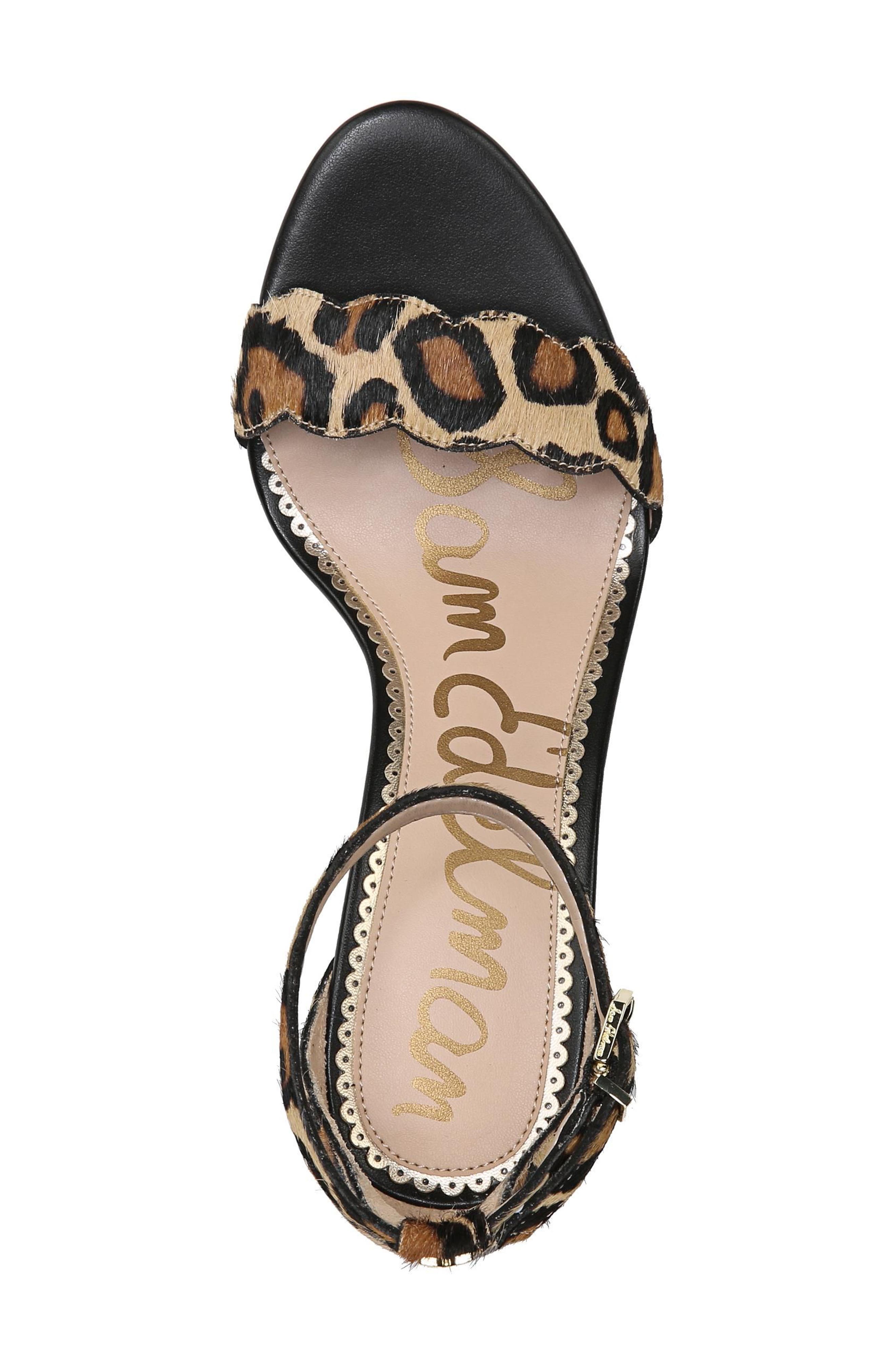 Odila Sandal, Alternate, color, NEW NUDE LEOPARD CALF HAIR