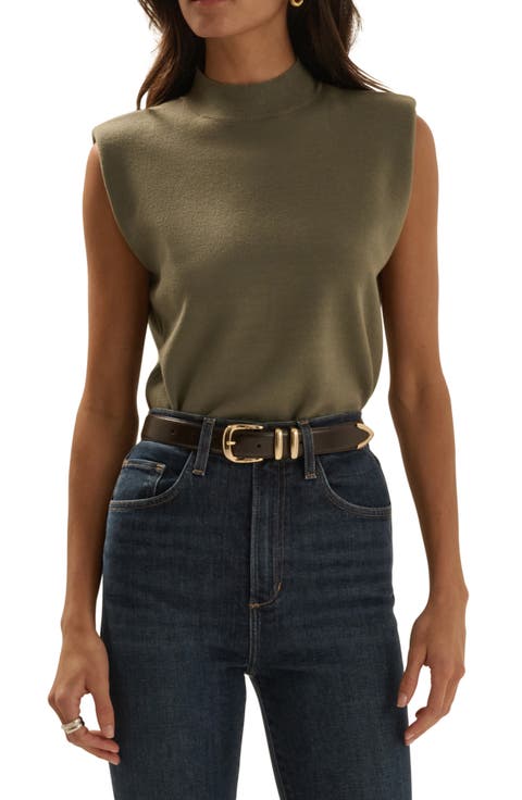 The Whitney Sleeveless Knit Crop Top