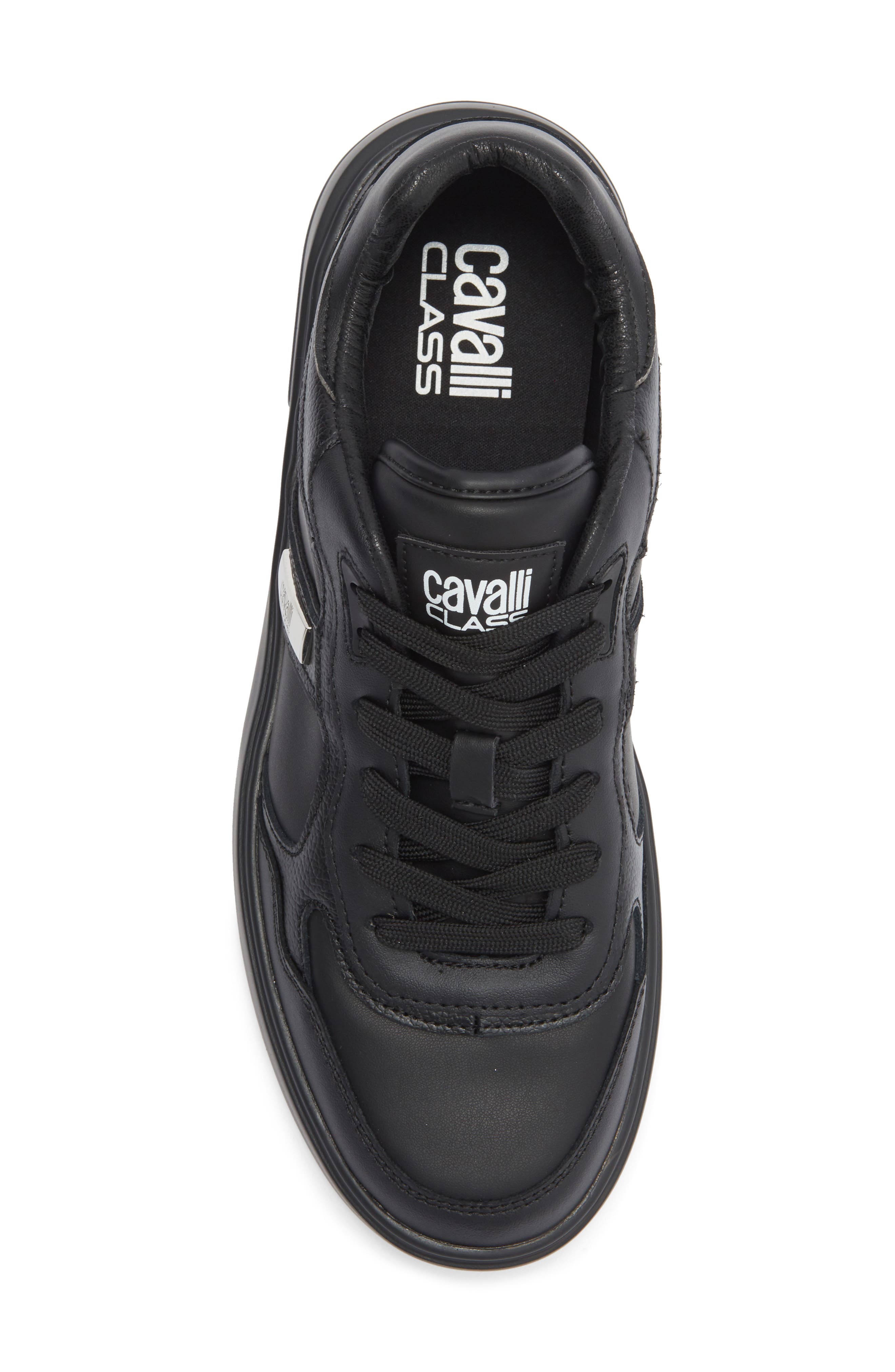 Roberto Cavalli Gab Sneaker, Alternate, color, Black