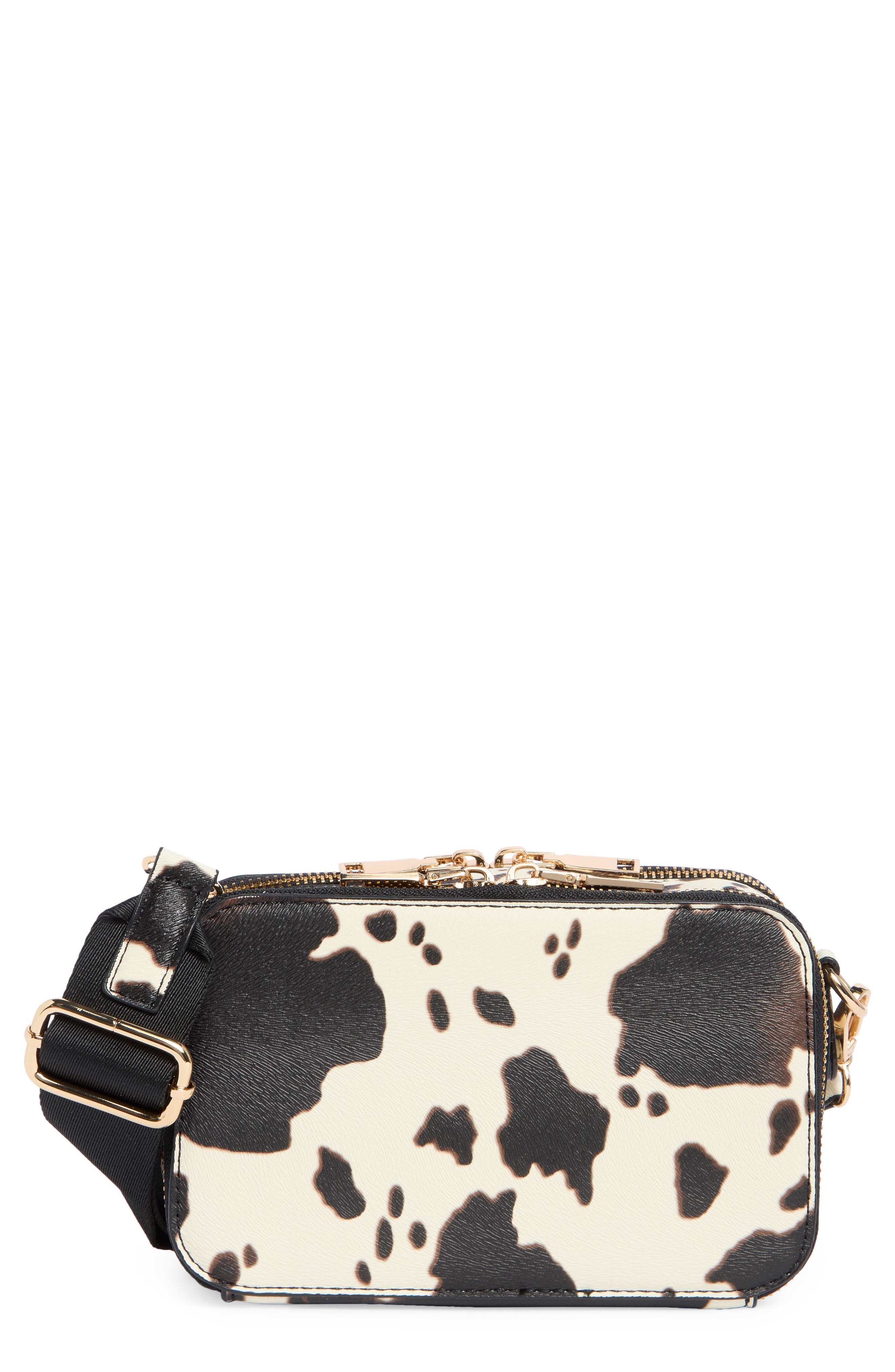 URBAN EXPRESSIONS HANDBAGS Cow Print Crossbody Bag