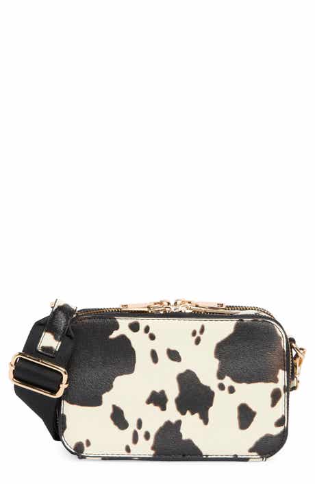 URBAN EXPRESSIONS HANDBAGS Cow Print Crossbody Bag