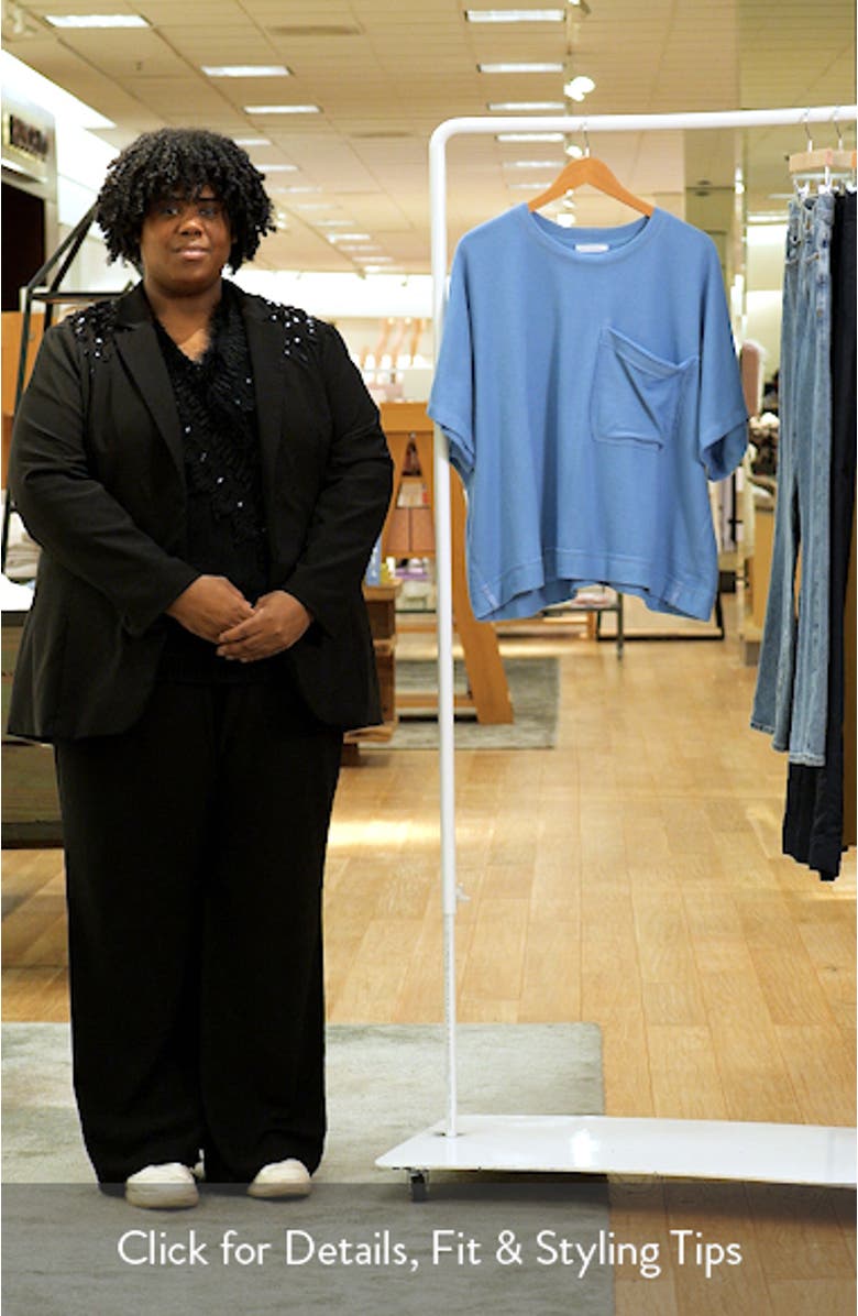 Staycation Oversize Cotton Blend T-Shirt, sales video thumbnail