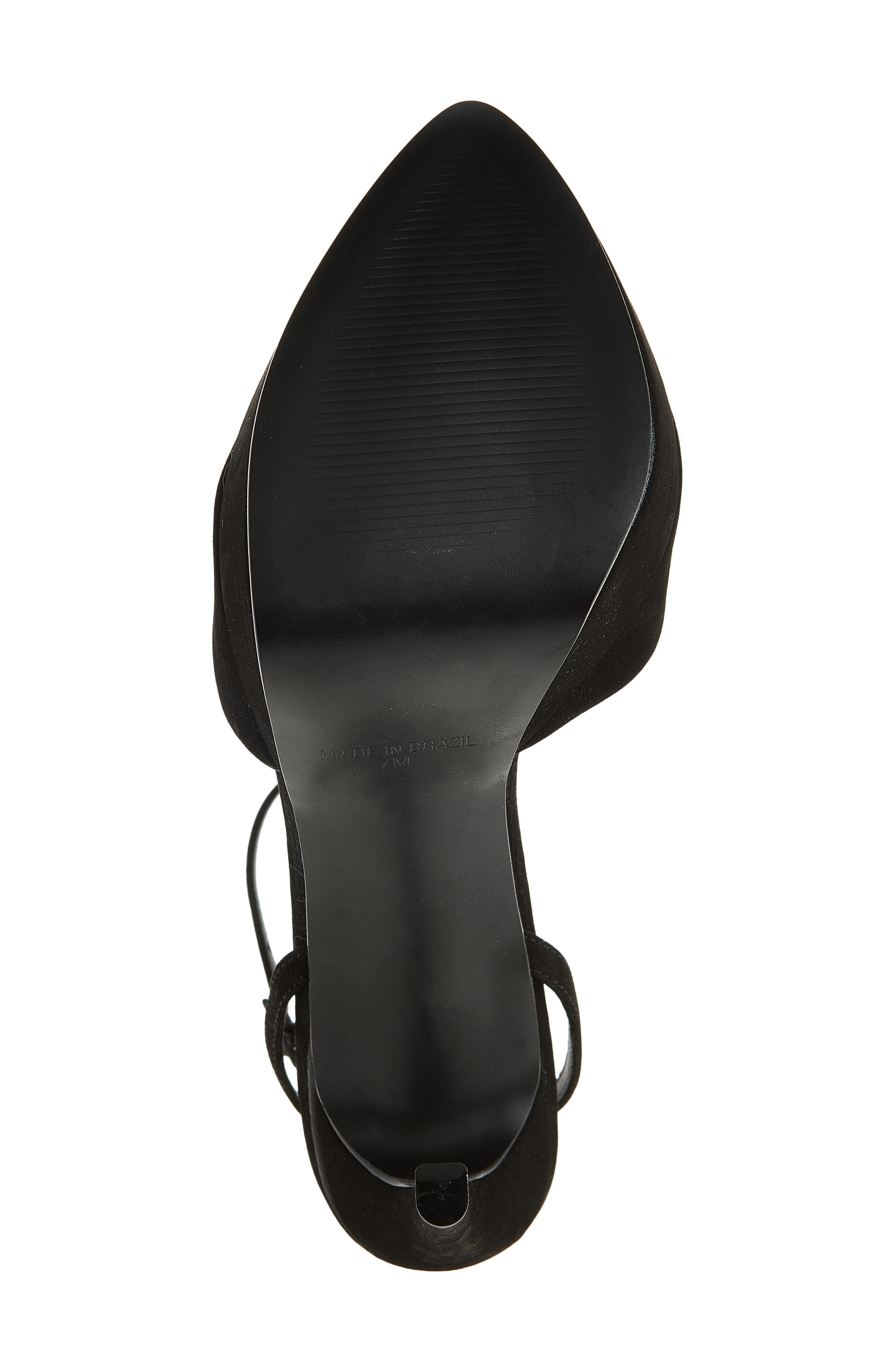 Steve Madden Maiden Ankle Strap Sandal, Alternate, color, Black Nubuck