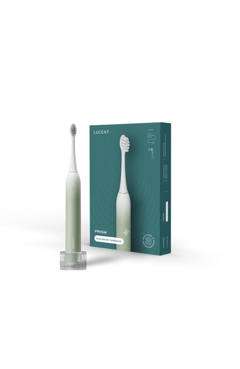 LUCENT Prism Sonic Electric Toothbrush, Main, color, Mint Green