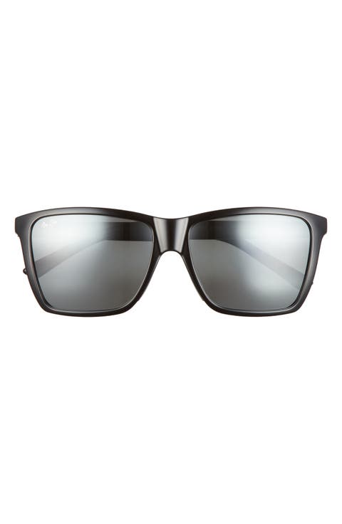 Cruzem 57mm PolarizedPlus2® Rectangular Sunglasses