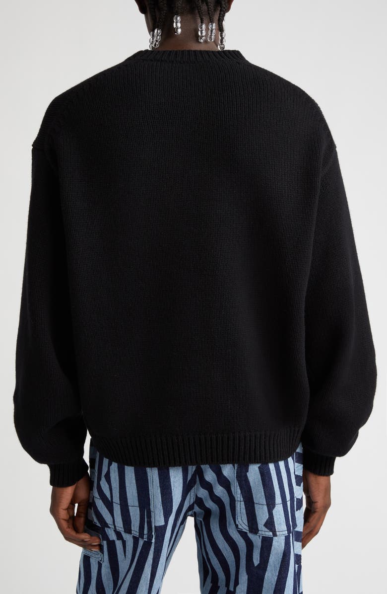 KENZO Paris Logo Wool Blend Sweater, Alternate, color,