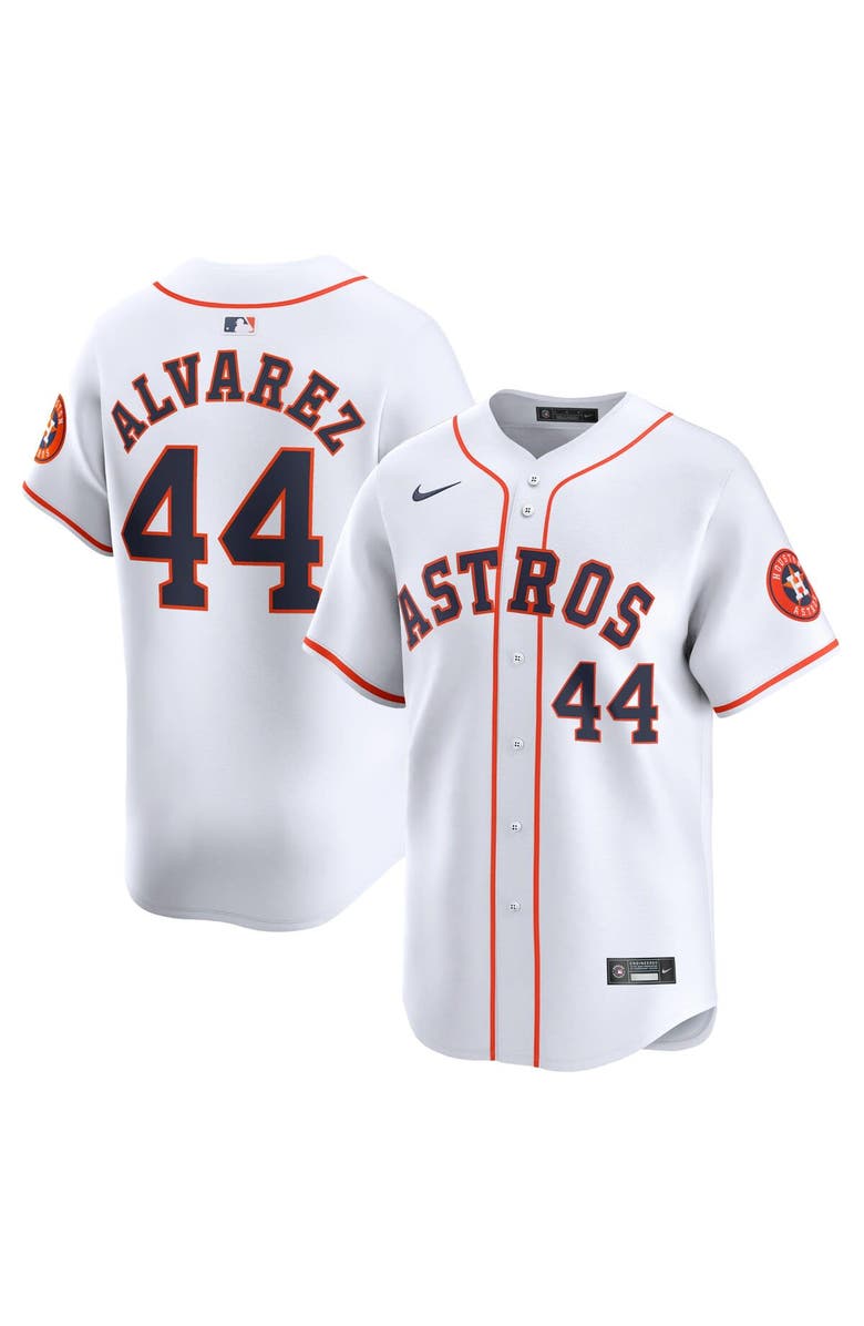 Nike Men's Nike Yordan Alvarez White Houston Astros Home Limited Player Jersey, Main, color, White