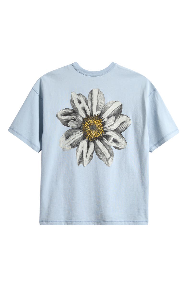 AllSaints Petals Cotton Graphic T-Shirt, Alternate, color, Kentucky Blue