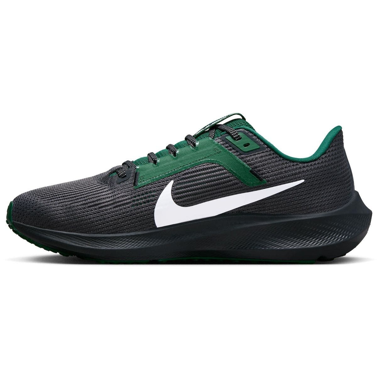 Unisex Nike  Anthracite New York Jets Zoom Pegasus 40 Running Shoe, Alternate, color, Anthracite