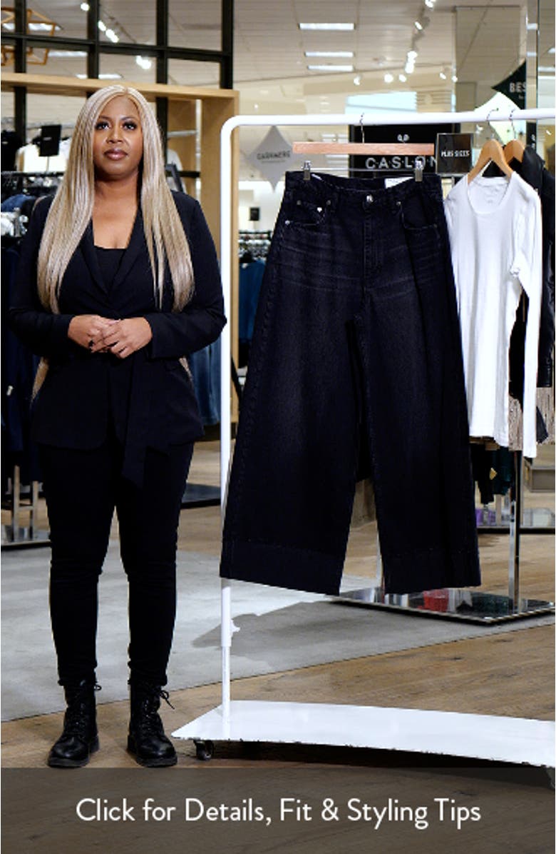 Sofie Cuffed High Waist Wide Leg Jeans, sales video thumbnail