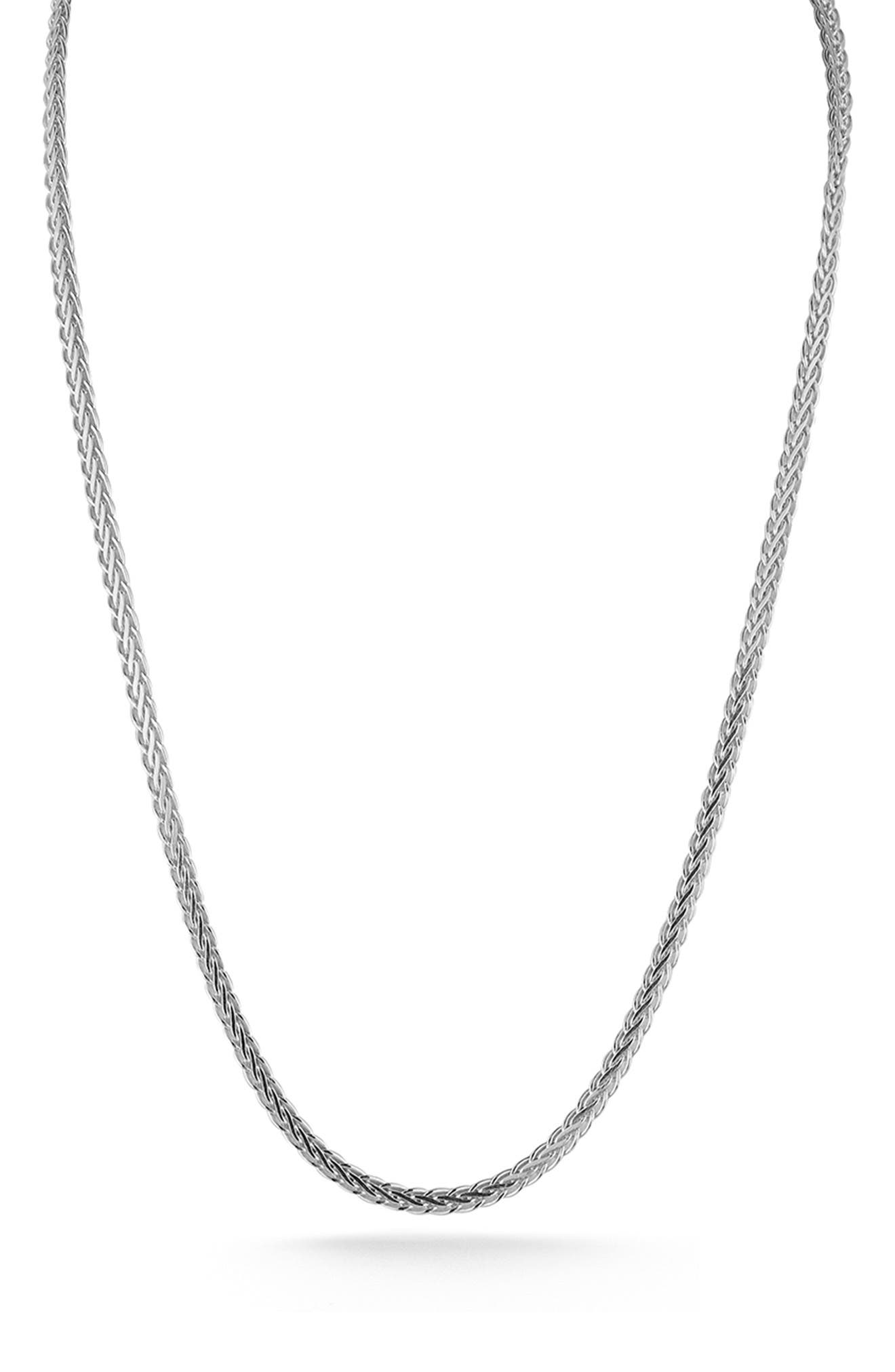 18k Gold Plated Wheat Chain Necklace