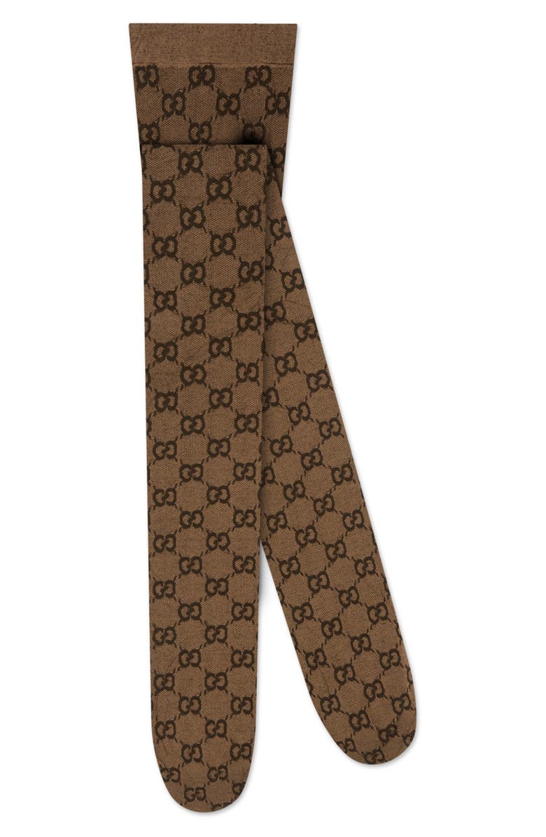 Gucci GG Logo Tights, Main, color, 