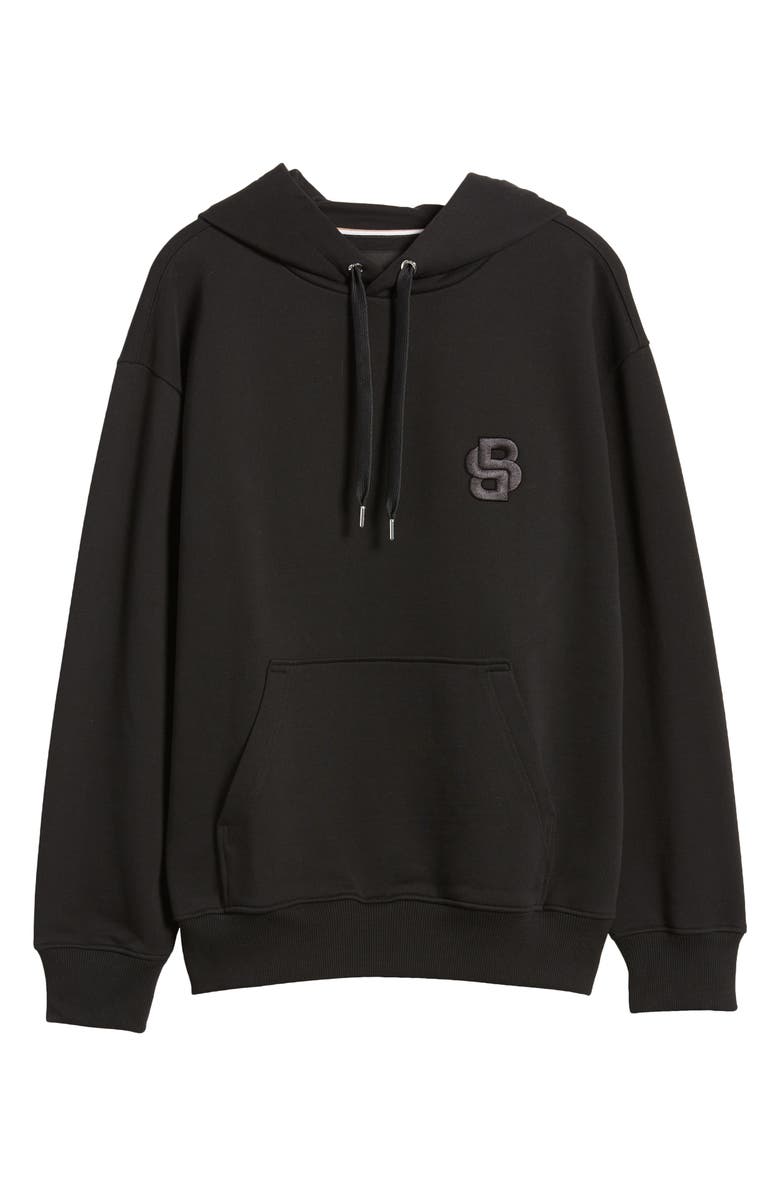BOSS C-Sullivan Logo Hoodie, Alternate, color, Black