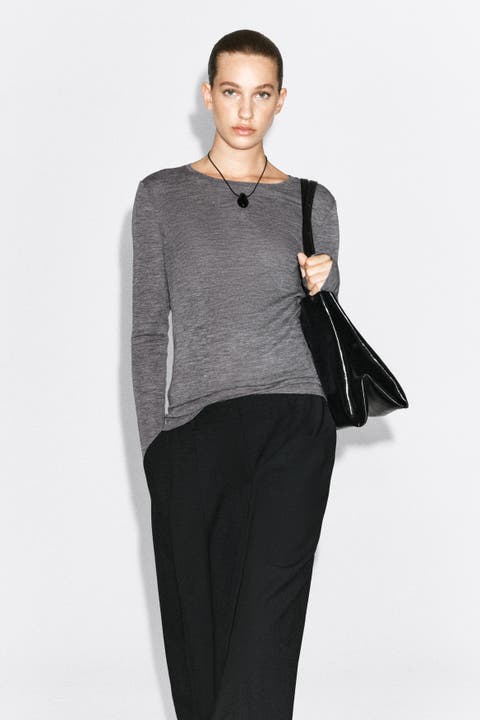Slim Merino Wool Top