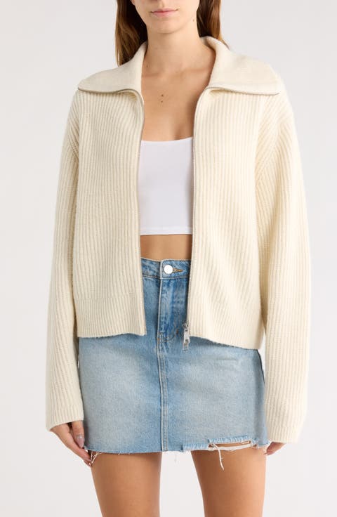 Zip Sweater Cardigan