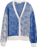Desigual Mixed Stripe Cardigan