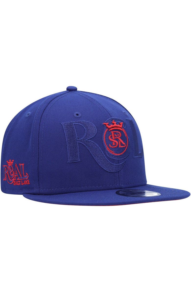 New Era Men's New Era Blue Real Salt Lake Kick Off 9FIFTY Snapback Hat, Main, color, 