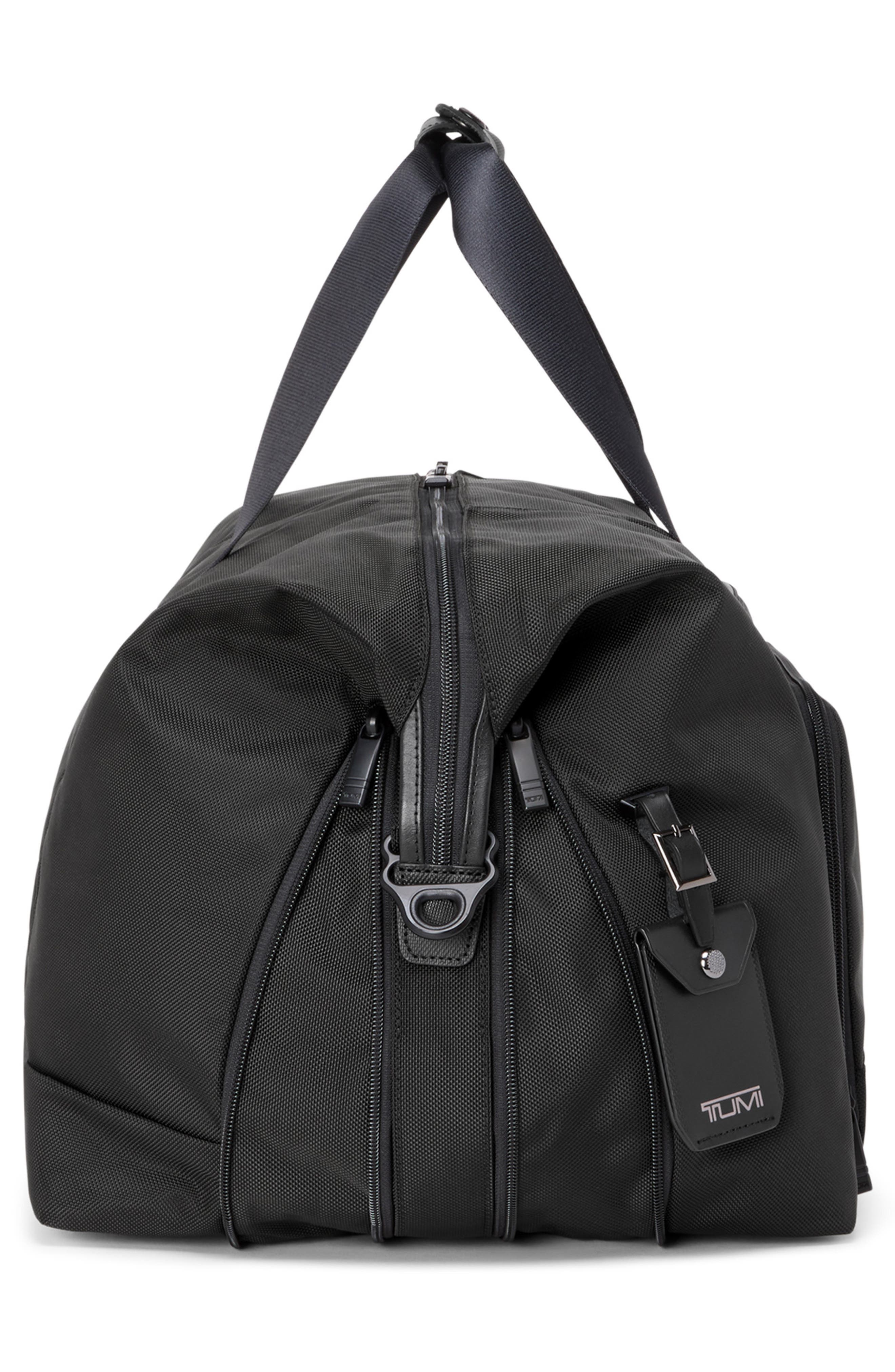TUMI Double Expansion Duffel, Alternate, color, Black