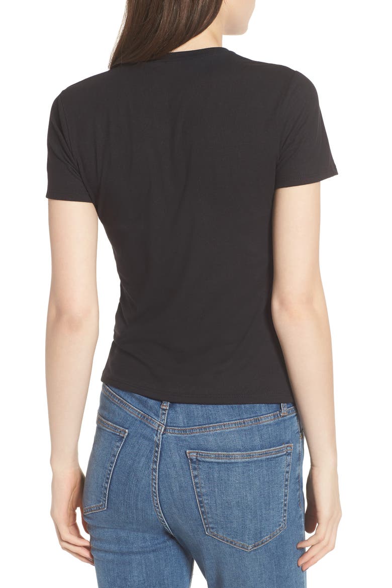 Fitted Tee, Alternate, color, WASHED BLACK