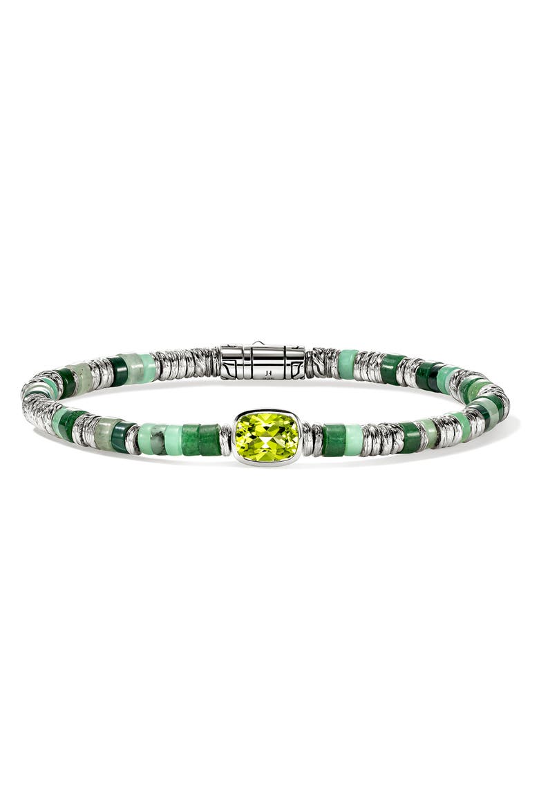 Heishi Bracelet, Main, color, PERIDOT