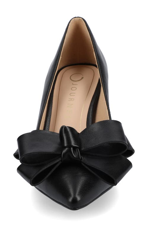 Journee Collection Crystol Pump In Black