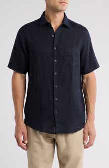 Rodd & Gunn Waiheke Original Fit Short Sleeve Linen Button-Up Shirt