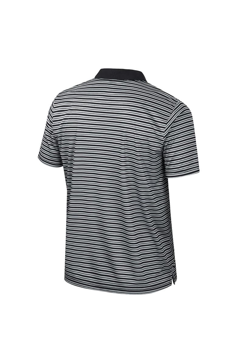 COLOSSEUM Men's Colosseum Black Iowa Hawkeyes Striped Polo, Alternate, color, Black