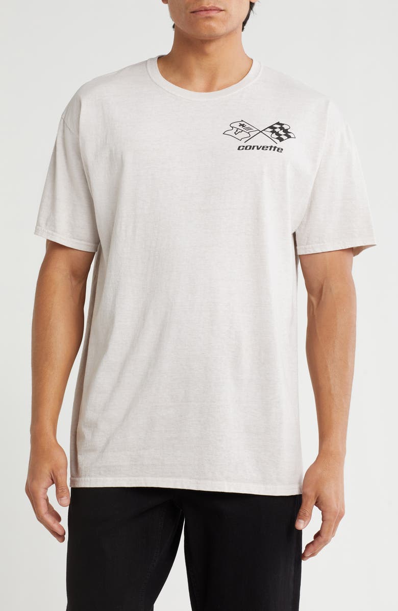 Philcos Corvette 73 Cotton Graphic T-Shirt, Main, color, Natural Pigment