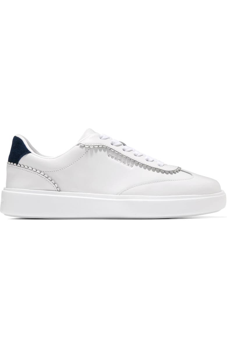 Cole Haan Grand Crosscourt Sneaker, Alternate, color, White Leather / Midnight Moon
