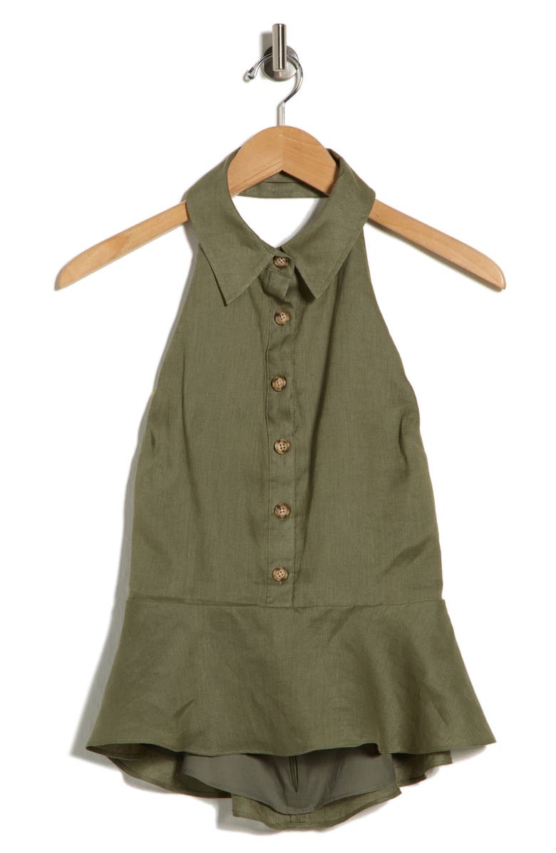 Veronica Beard Lancaster Top, Main, color, Stone Army