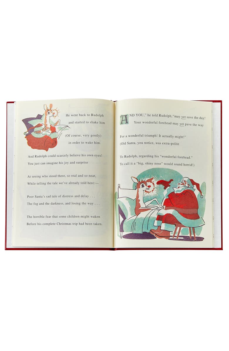 Graphic Image Rudolph the Red-Nosed Reindeer Leather Edition, Alternate, color, Red