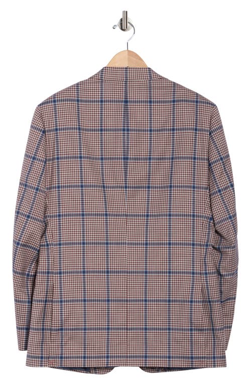 Samuelsohn Check Wool & Silk Sport Coat In Brown